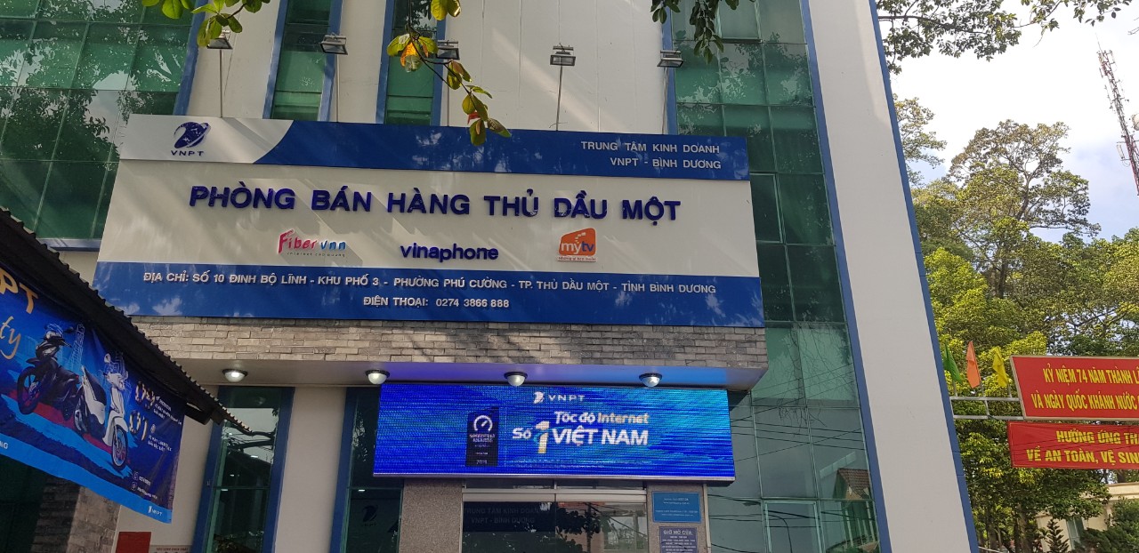 Bảng LED P10 – lắp đặt tại VNPT