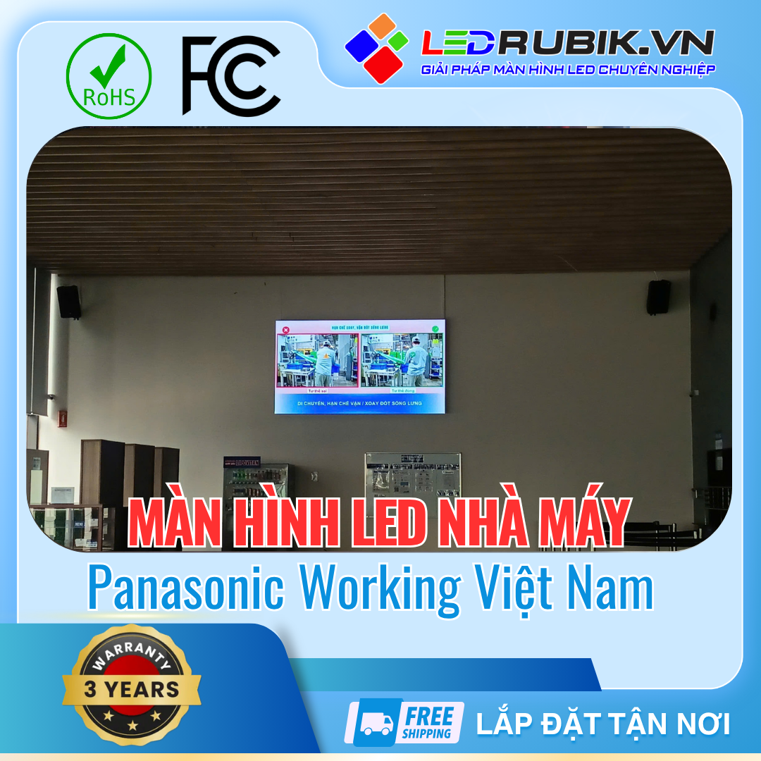 Màn hình LED Nhà Máy Panasonic Việt Nam