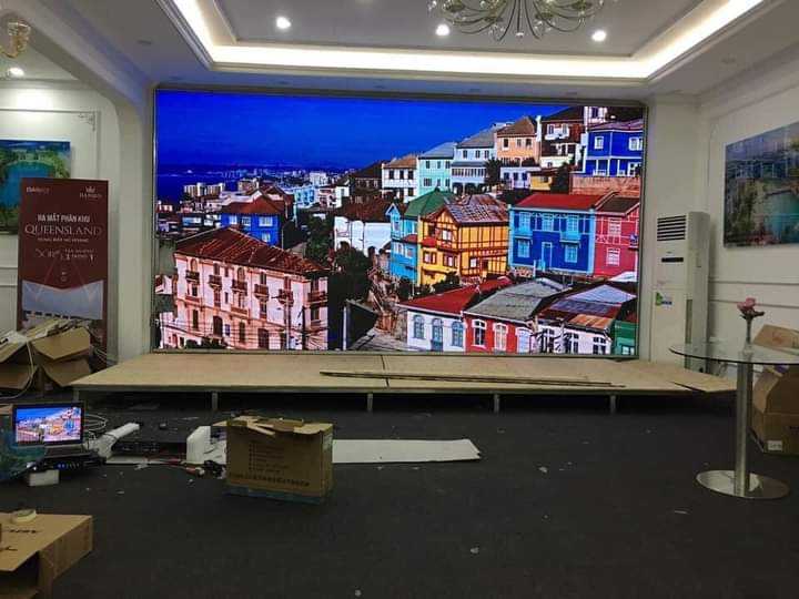 Màn hình led phòng họp UBND