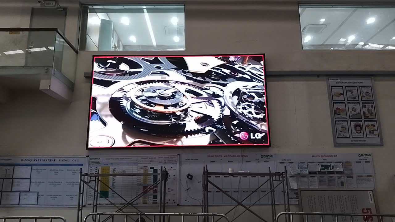 Màn hình LED nhà máy nhựa Duy Tân, Long An