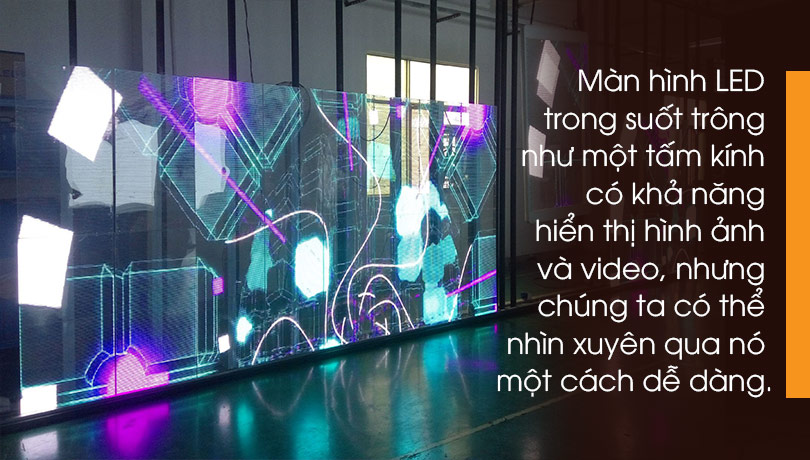 màn hình LED trong suốt
