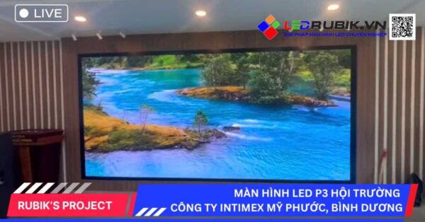 Màn Hình LED P3 Hội Trường INTIMEX Bình Dương