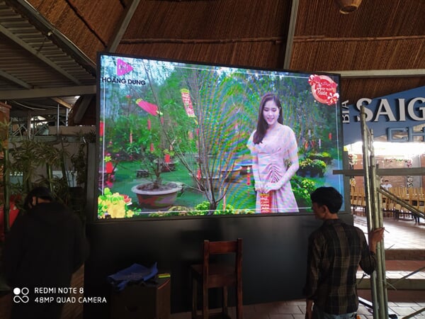 MÀN HÌNH LED P3 - NHÀ HÀNG HẢI SẢN NGỌC MAI 5 - THỦ DẦU MỘT, BÌNH DƯƠNG