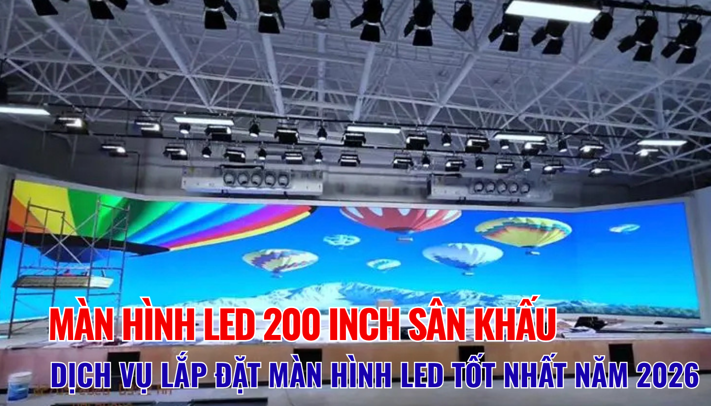 Màn Hình LED 200 Inch Sân Khấu Biến Hóa Không Gian, Khuấy Động Cảm Xúc Cùng LEDRUBIK.VN