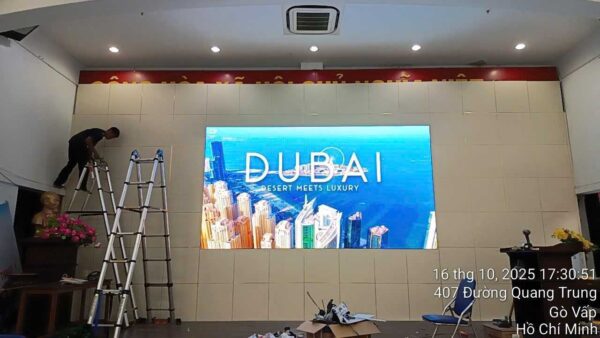 Màn Hình LED P3 Hội Trường Bệnh Viện Gò Vấp