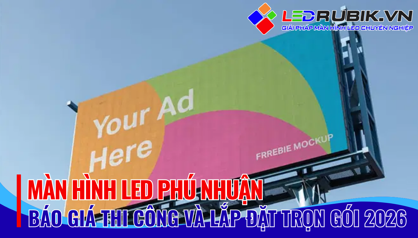 MÀN HÌNH LED PHÚ NHUẬN – THI CÔNG LẮP ĐẶT, BÁO GIÁ TRỌN GÓI