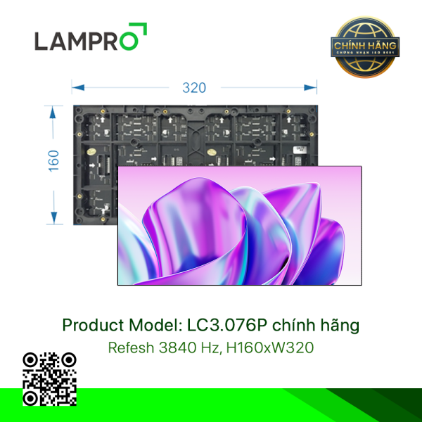 Module LED P3.76 Indoor hãng LAMPRO