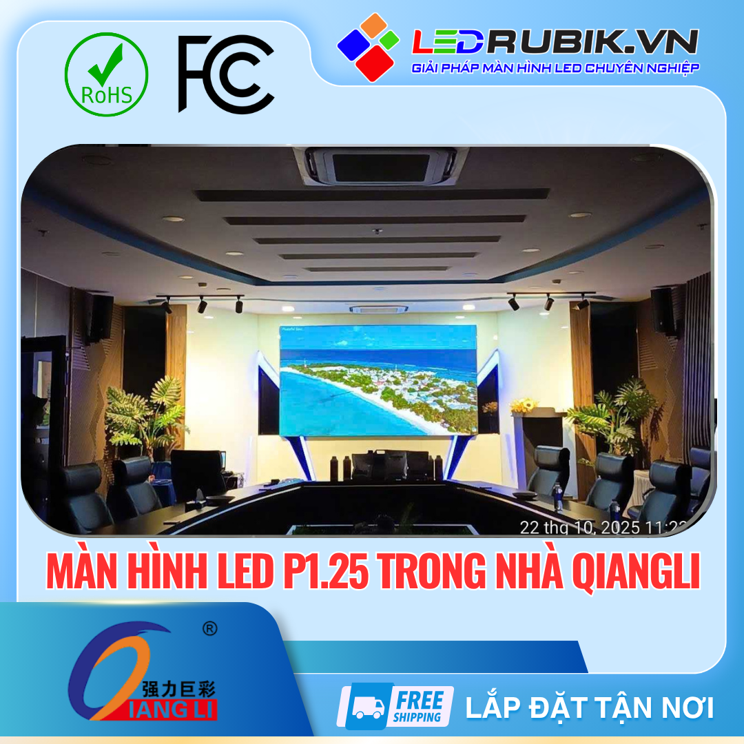 Màn hình LED P1.25 trong nhà QiangLi