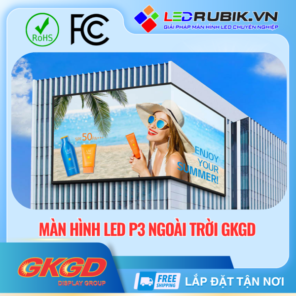 Màn hình LED P3 Ngoài Trời GKGD