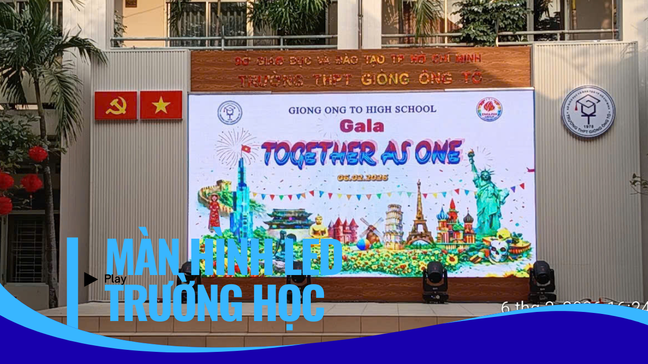 màn hình led trường học