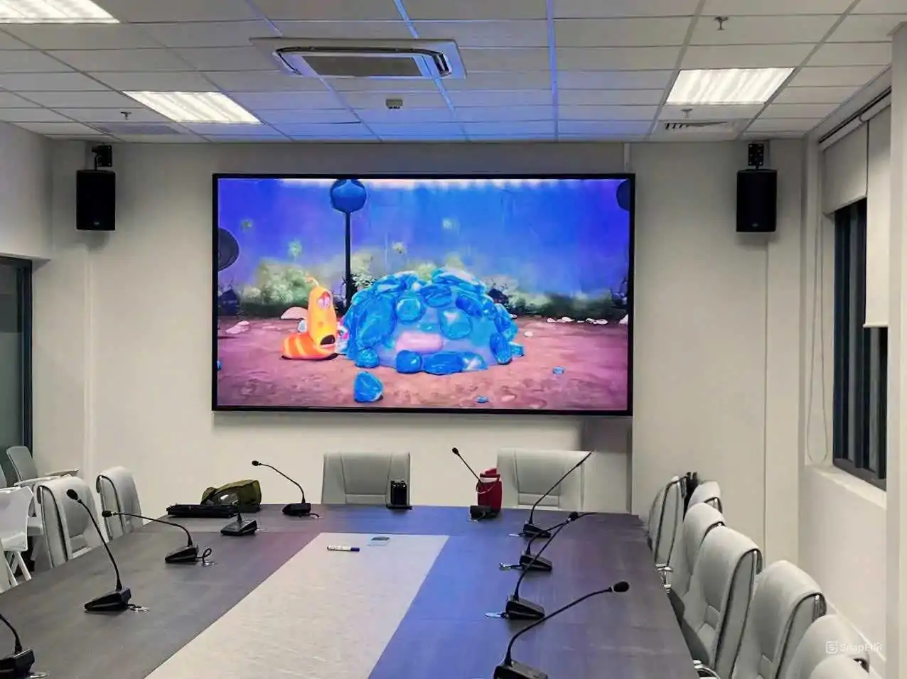 màn hình LED Phòng họp tại Công ty XSKT Bà Rịa Vũng Tàu