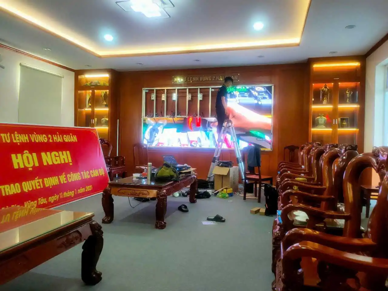 Lắp đặt Màn hìnhLED P2.5 tại Vũng Tàu