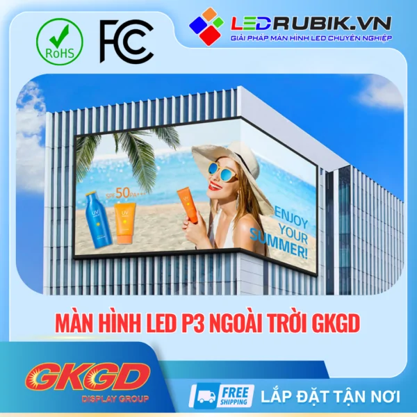 Màn hình LED P3 Ngoài Trời GKGD