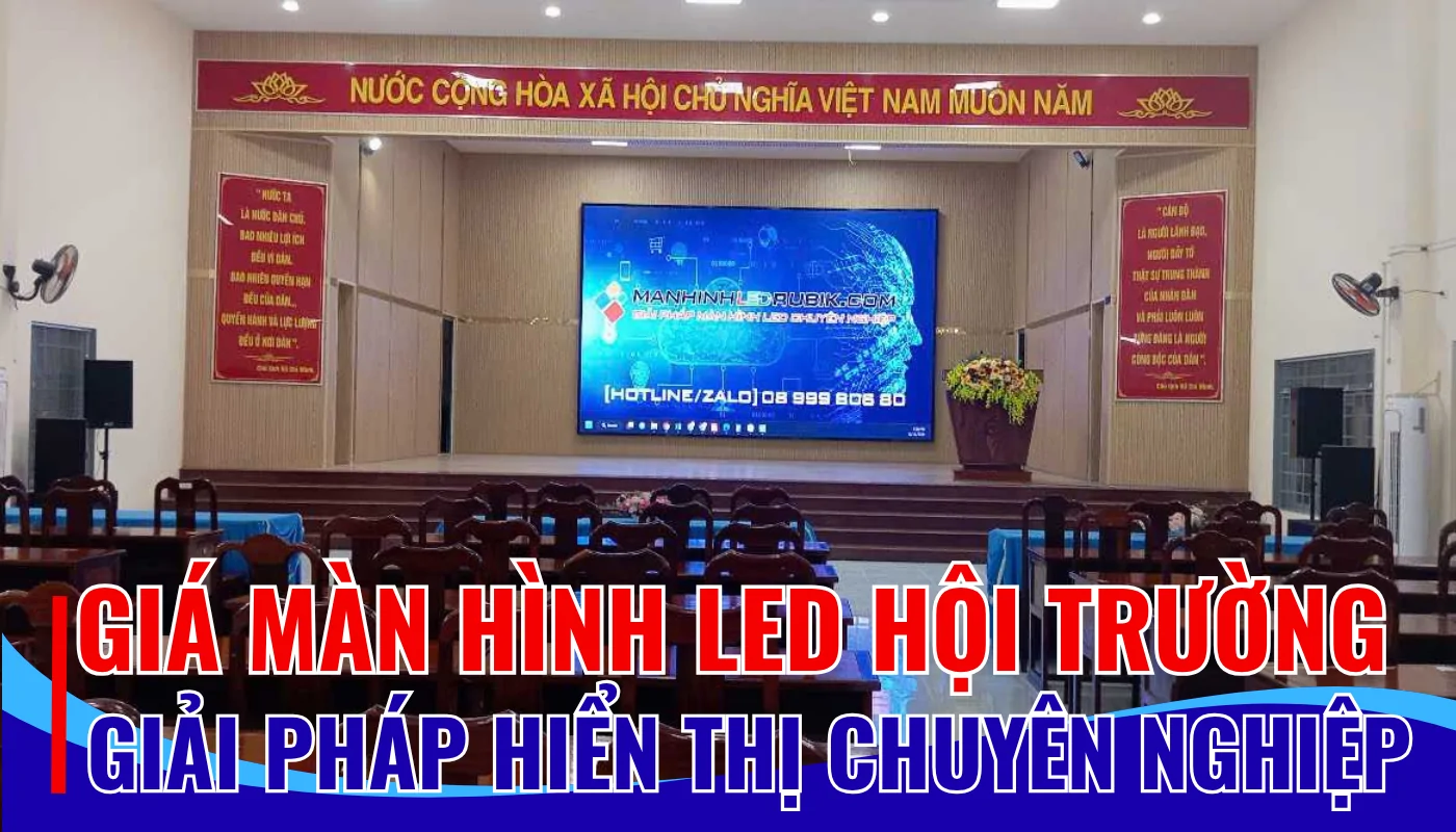 Giá màn hình LED hội trường